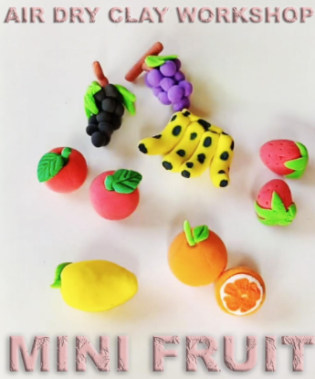 Picture of Mini Fruit Creations: Air-Dry Clay Workshop (GCC Main | February 27, 2026)