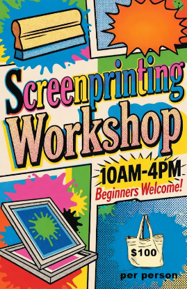 Picture of Print It Bold: Screenprint Your Own Tote (GCC Main | April 11, 2026)